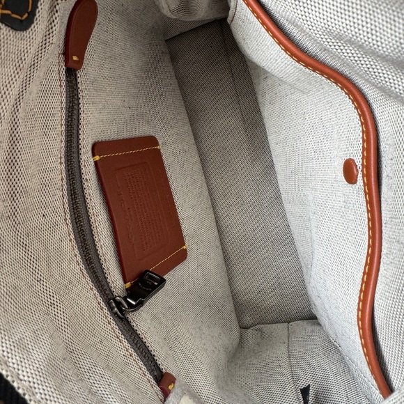 Coach 1941 Rogue 25 Bag Pink Colorblock Snakeskin Exotic Detail Handle - Picture 14 of 14